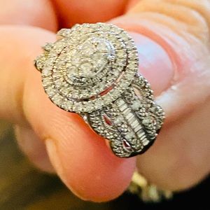 1.33carat diamond ring 10k gold